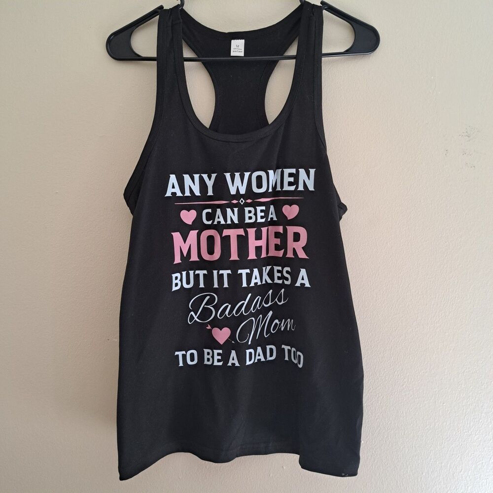 Mother's Day Badass Mom Shirt Single Mother Tee Single Mom Mother Gift Shirt med